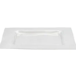 Casa Padrino Aluminium Schale Rechteckig 50 x 46 cm - Designer Obstschale in Silber