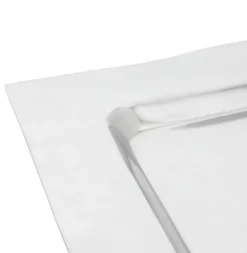 Casa Padrino Aluminium Schale Rechteckig 50 x 46 cm - Designer Obstschale in Silber