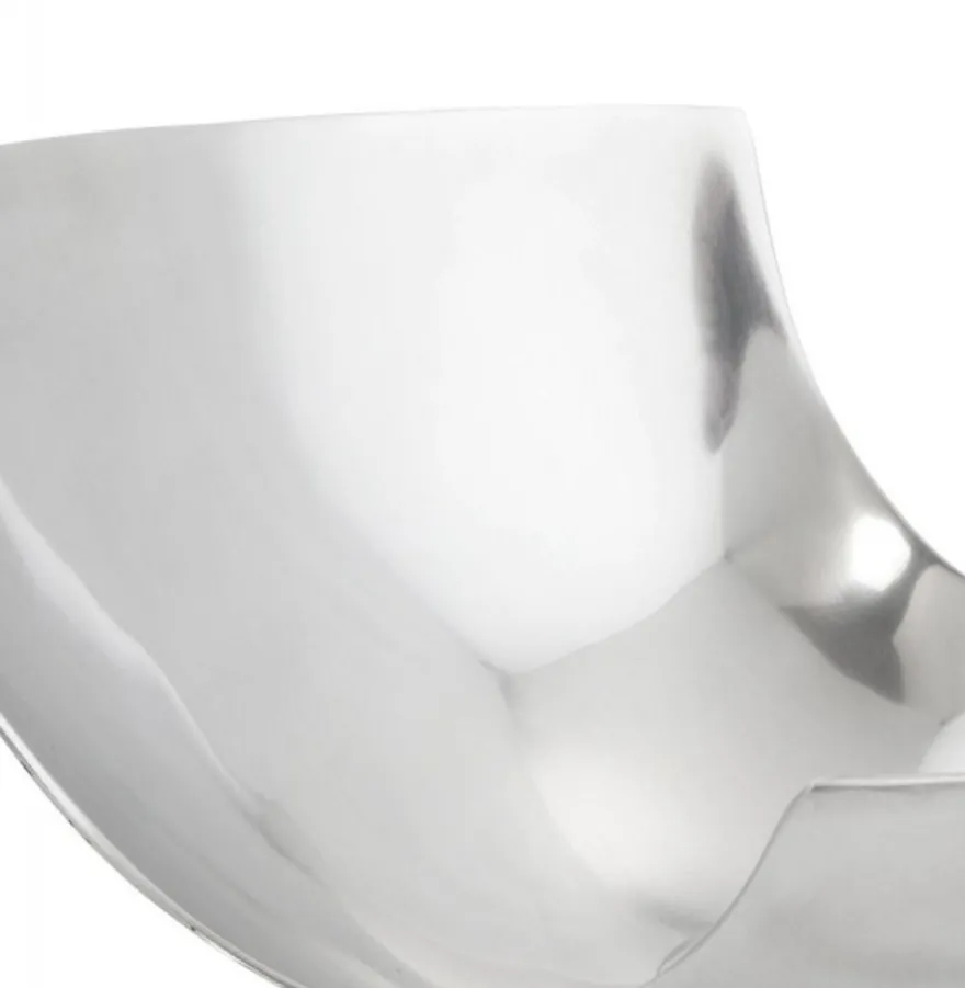 Casa Padrino Aluminium Schale 35 x 31 cm - Designer Obstschale in Silber