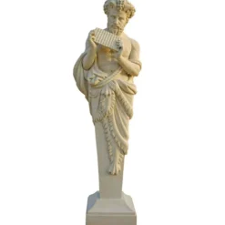 Casa Padrino Antik Stil Garten Deko Skulptur Sandfarben H. 190 cm