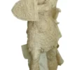 Casa Padrino Antik Stil Marmor Skulptur römischer Soldat rechts Beige / Grau H. 210 cm