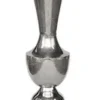 Casa Padrino Antik Stil Vase Aluminium Silber - Hotel Dekoration - Barock Blumengefäss Pflanzentopf - Mod1 H. 107 cm