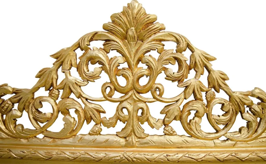 Casa Padrino Antik Stil Wandspiegel Gold 190 x H. 155 cm - Limited Edition