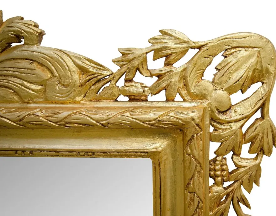 Casa Padrino Antik Stil Wandspiegel Gold 190 x H. 155 cm - Limited Edition