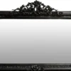 Casa Padrino Antik Stil Wandspiegel Schwarz 142 x H. 100 cm - Barock Möbel