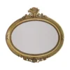 Casa Padrino Antikstil Wandspiegel Prunkvoll Gold 115 x H. 80 cm