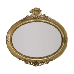 Casa Padrino Antikstil Wandspiegel Prunkvoll Gold 115 x H. 80 cm