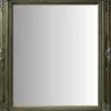 Casa Padrino Antik Stil Wandspiegel Antik Silber B.60 x H.90 cm - Barock Wohnzimmer Möbel