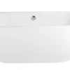 Casa Padrino Art Deco Badewanne freistehend Weiß 1800 x 8550 x 6000 mm - Freistehende Retro Antik Badewanne Barock