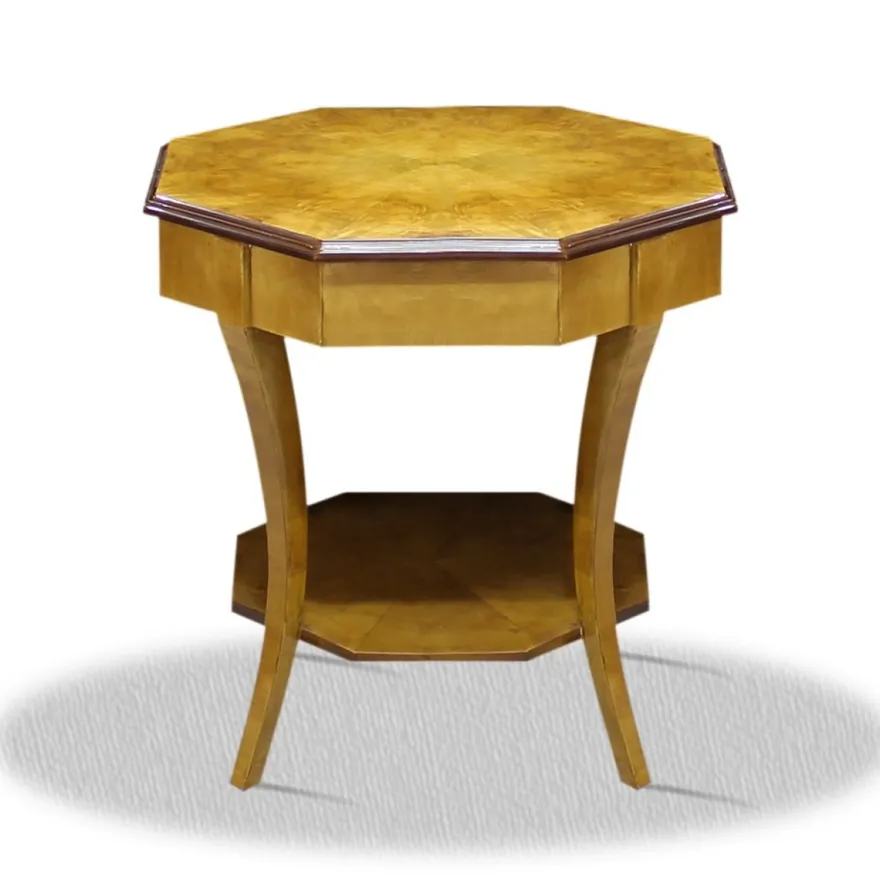 Casa Padrino Art Deco Beistelltisch 60 x 60 x H. 75 cm - Antik Stil Tisch Möbel