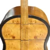 Casa Padrino Art Deco Schubladen Schrank in Vogelaugenahorn Bass Instrumenten Design - 50 x 35 x 155 cm