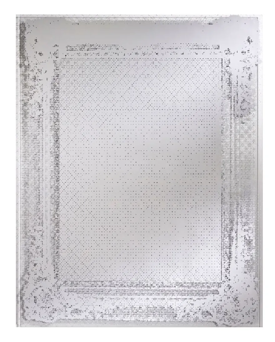 Casa Padrino Art Deco Vintage Spiegel Silber 78 x H. 101 cm - Antik Stil Wandspiegel