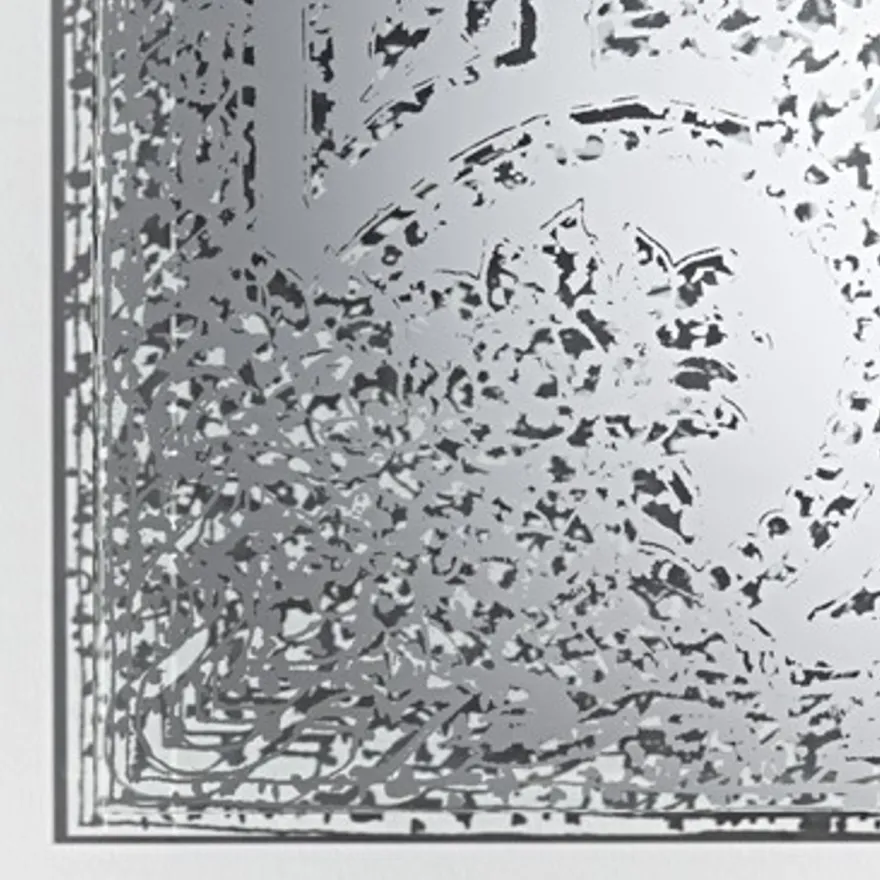 Casa Padrino Art Deco Vintage Wandspiegel Antik Stil Silber 101 x 142 cm - versilbertes Glas - Kunstspiegel