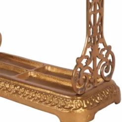 Casa Padrino Barock Aluminium Schirmständer Gold - Barockstil Deko Accessoires