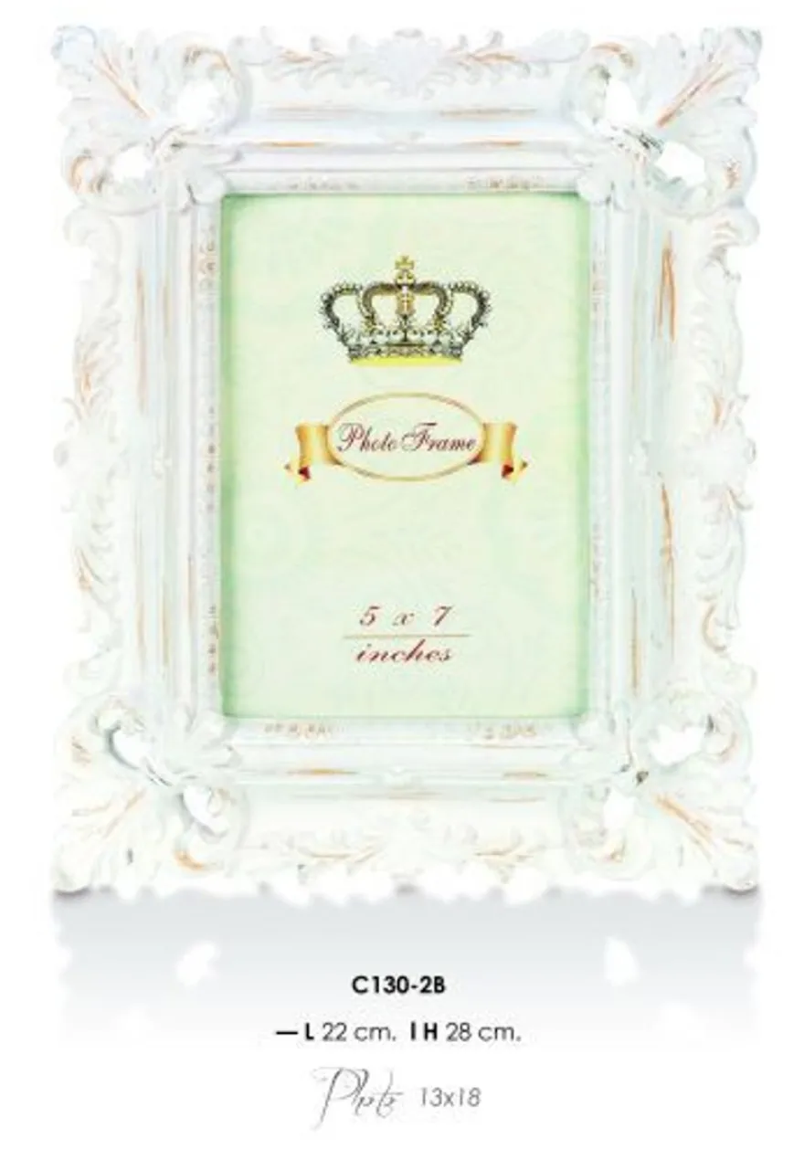 Casa Padrino Barock Bilderrahmen im Antik Stil 28 x 22 cm - Massiver Fotorahmen für Bilder 13 x 18 cm
