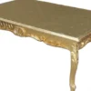 Casa Padrino Barock Couchtisch im Antik Look Gold 120 x 80 x 48 cm - Luxuriöses Wohnzimmermöbel