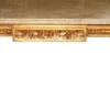 Casa Padrino Barock Couchtisch Gold mit cremefarbener Marmorplatte 108 x 55 cm - Limited Edition