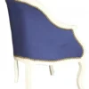Casa Padrino Barock Damen Salon Sessel Union Jack / Creme - 63 x 53 x 80 cm - Antik Stil Möbel mit England Flagge