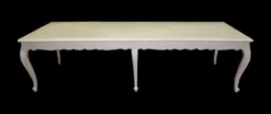 Casa Padrino Barock Esstisch mit Glasplatte 300 x 88 x H. 83 cm - Luxus Esstisch