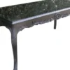 Casa Padrino Barock Esstisch mit Glasplatte Schwarz - Handgefertigter Esszimmer Tisch im Barockstil - Esszimmer Möbel im Barockstil - Barock Möbel - Barock Einrichtung