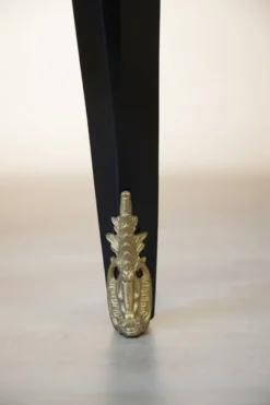 Casa Padrino Barock Esstisch Pompöös von Harald Glööckler, Schwarz / Gold, 200 x 90 x 80 cm
