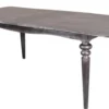 Casa Padrino Barock Esstisch Silber Anthrazit ausziehbar 180 - 230 cm - Tisch