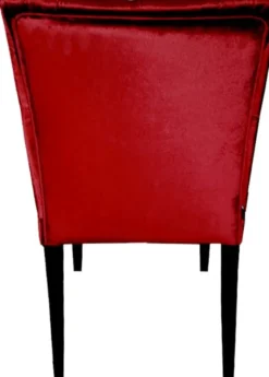 Casa Padrino Barock Esszimmer Stuhl Bordeaux Rot / Schwarz - Designer Stuhl - Luxus Qualität