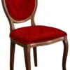 Casa Padrino Barock Esszimmerstuhl Bordeauxrot / Braun - Handgefertigter Antik Stil Stuhl - Esszimmer Möbel im Barockstil