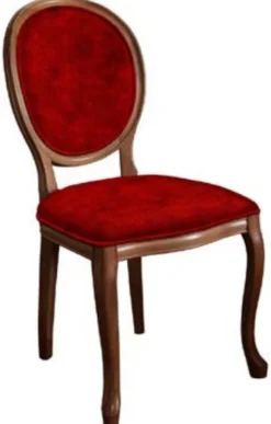 Casa Padrino Barock Esszimmerstuhl Bordeauxrot / Braun - Handgefertigter Antik Stil Stuhl - Esszimmer Möbel im Barockstil