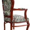 Casa Padrino Barock Esszimmer Stuhl mit Armlehne Gobelin "Love Story " - Antik Stil