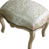 Casa Padrino Barock Fußhocker Gold Muster / Gold Medium