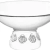 Casa Padrino Barock Garten Deko Blumentopf Weiß Ø 90 x H. 56 cm - Runder Pflanzentopf im Barockstil - Barock Garten Deko - Barock Terrassen Deko - Barock Deko Accessoires