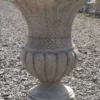 Casa Padrino Barock Garten Deko Blumentopf Grau H. 41 cm - Prunkvoller Pflanzentopf im Barockstil - Barock Garten Deko - Barock Terrassen Deko - Barock Deko Accessoires