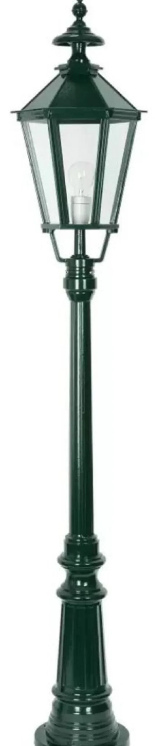 Casa Padrino Barock Gartenlaterne 29 x 29 x H. 166 cm - Verschiedene Farben - Elegante Außenstehleuchte - Nostalgische Außenbeleuchtung