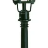 Casa Padrino Barock Garten Terrassen Außenstehleuchte 22 x 22 x H. 107 cm - Verschiedene Farben - Wetterfeste Gartenlaterne