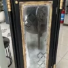 Casa Padrino Barock Glasvitrine Schrank Schwarz / Antik Gold 57 x 42 x H. 116 cm - Antik Stil Vitrine Glas verspiegelt
