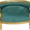 Casa Padrino Barock Hundebett & Katzenbett Grün / Antik Gold - Handgefertigtes Hunde & Katzen Sofa im Barockstil - Barock Hunde & Katzen Möbel - Barock Tiermöbel