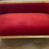 Casa Padrino Barock Hundebett & Katzenbett Bordeauxrot / Gold - Handgefertigtes Hunde & Katzen Sofa im Barockstil - Barock Hunde & Katzen Möbel - Barock Tiermöbel