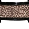 Casa Padrino Barock Hunde & Katzen Sofa im Leoparden-Design / Schwarz, Länge 71,5 cm, Breite 53 cm, Höhe 41 cm