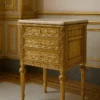 Casa Padrino Barock Kommode Antik Gold / Creme - Handgefertigte Barockstil Kommode mit 3 Schubladen