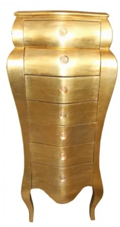 Casa Padrino Barock Kommode im Antik Stil, Blattgold, 131 x 68 x 46 cm