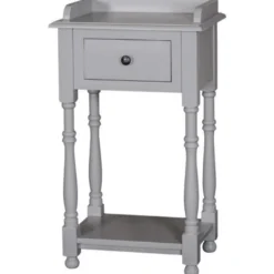 Casa Padrino Barock Kommode mit 1 Schublade 45 cm - Jugendstil Landhaus Stil Möbel - Nachttisch Schrank