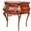 Casa Padrino Barock Kommode Mahagoni Braun mit goldenen Metallapplikationen 116 cm - Hotel Collection