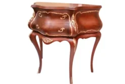 Casa Padrino Barock Kommode Mahagoni Braun mit goldenen Metallapplikationen 116 cm - Hotel Collection