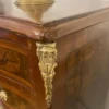 Casa Padrino Barock Kommode mit 7 Schubladen Braun / Gold - Handgefertigter Massivholz Schrank im Barockstil - Wohnzimmer Möbel im Barockstil - Barock Möbel - Barock Einrichtung