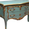 Casa Padrino Barock Kommode Türkis / Gold Antik Stil 130 cm - Handgefertigt aus Massivholz - Limited Edition