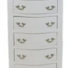 Casa Padrino Barock Kommode Weiß mit 7 Schubladen 120 x 45 x 35 cm - Antik Stil