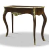 Casa Padrino Barock Konsole im Antik Stil Mahagonibraun Gold 100 x 40 x H. 85 cm