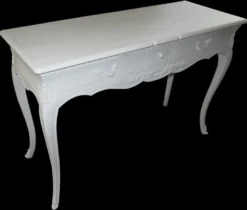 Casa Padrino Barock Konsolentisch Antik Stil Weiss mit 3 Schubladen 120 x 45 x 80 cm
