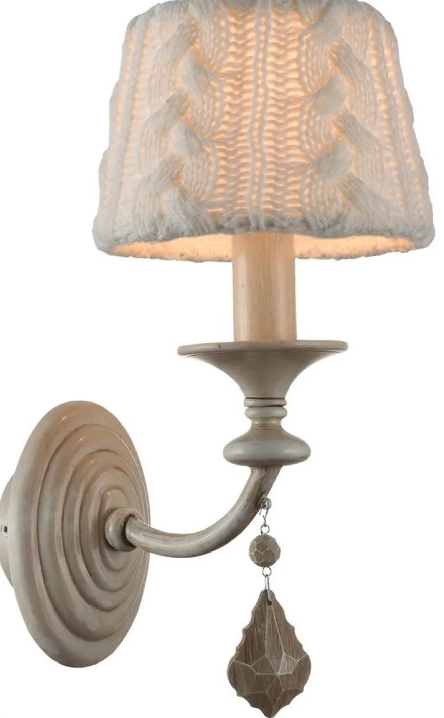 Casa Padrino Barock Kristall Wandleuchte Wandlampe Beige 15 x 23 x H. 33 cm